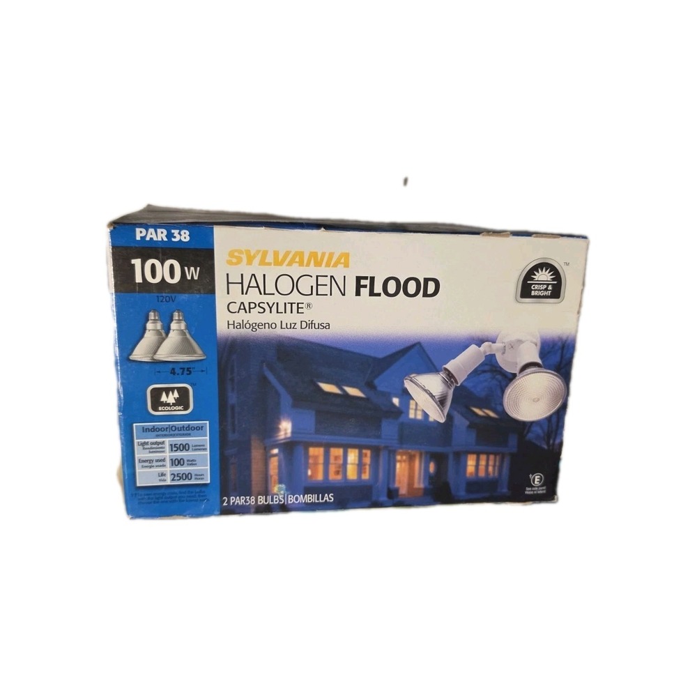 Sylvania Halogen GlFlood Capsylite 100 watt flood light